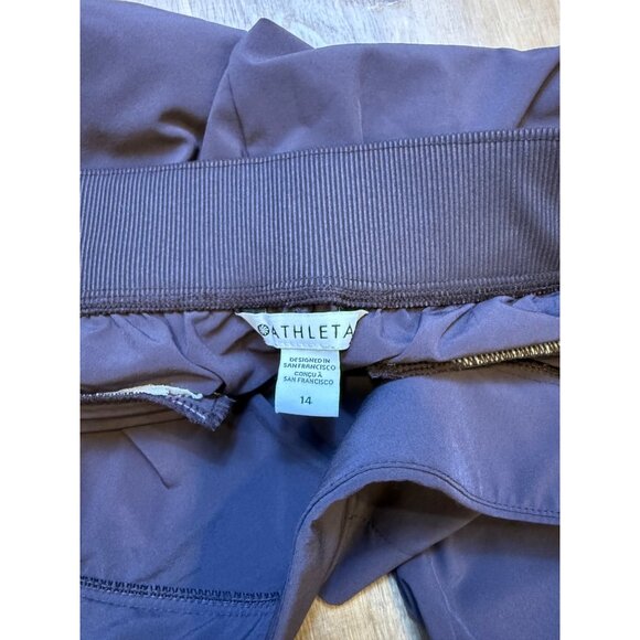 ATHLETA Brooklyn Ankle Pants Dusk Violet size 14 - Picture 6 of 10